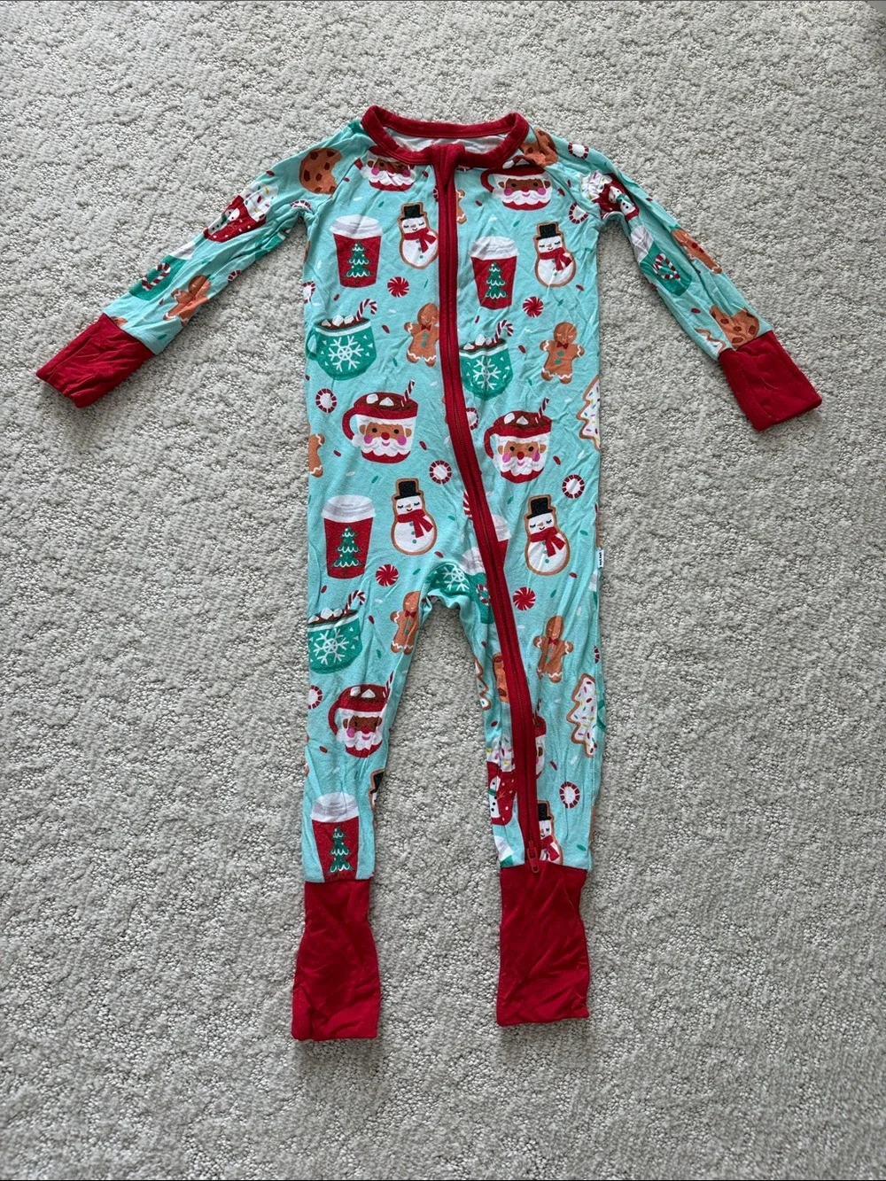 Little Sleepies Peppermint Mocha Zippy